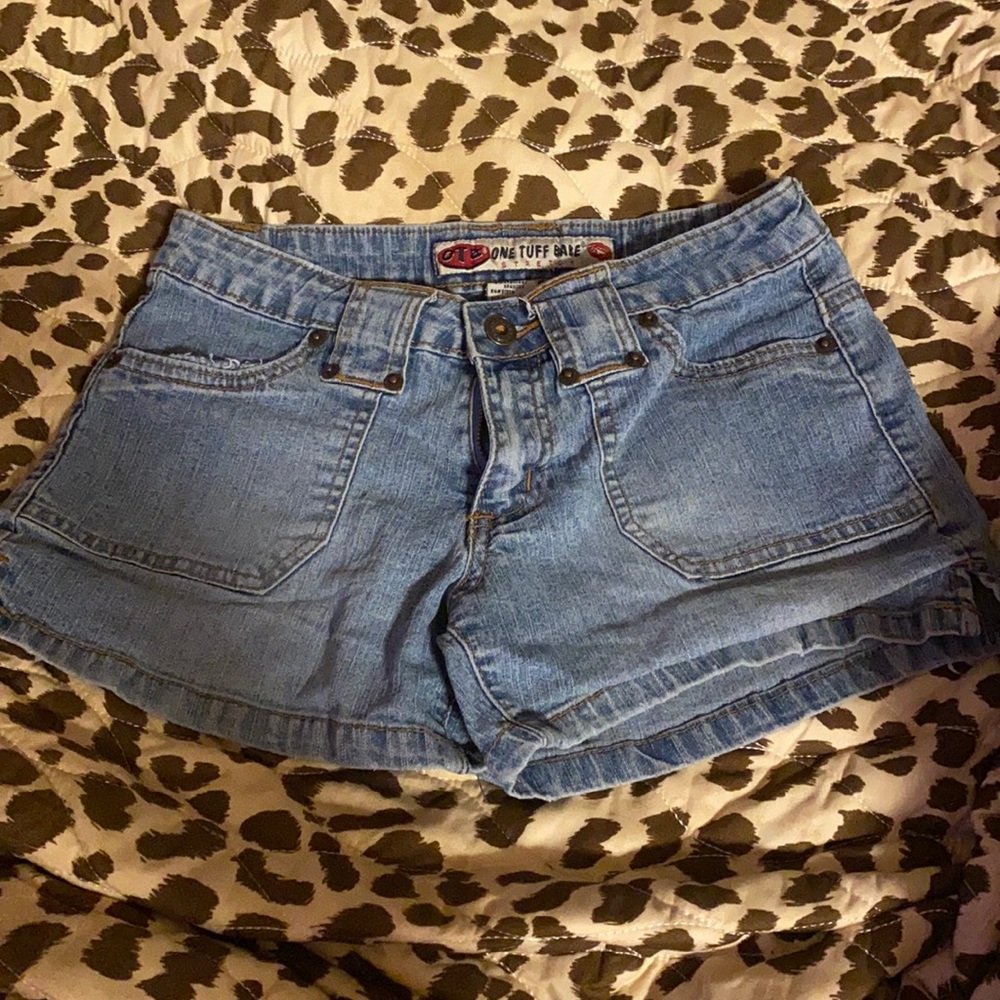 Y2K Jean Shorts by One Tuff Babe